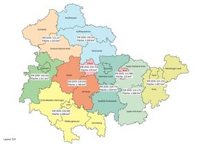 Karte Gebietsreform